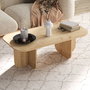 Hanah Home Mesa de Café Becaj - Sapphire Oak